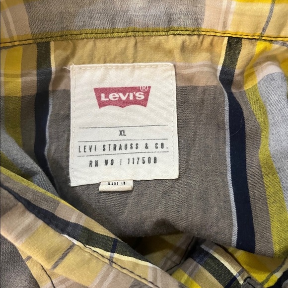 Levi’s Button Up Shirt XL - Picture 4 of 4